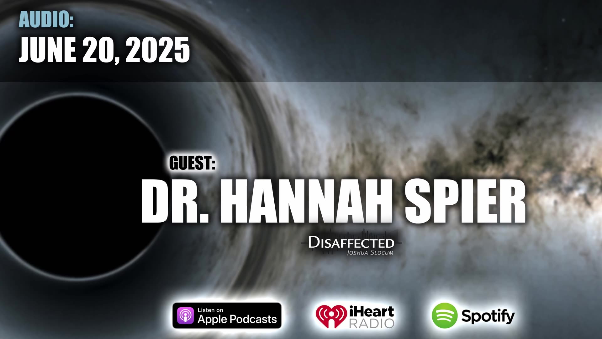 Dr. Hannah Spier, audio only, June 20, 2025