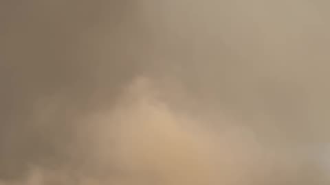 West Texas Storm Cell on Drilling Rig Location
