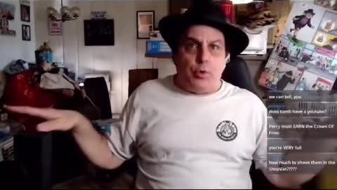 Perry Caravello eating rice crispy treats