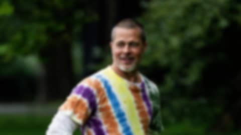 Brad Pitt, 61, Wears Bold Tie-Dye Outfit in NYC Amid Midlife Makeover and F1 Film Hype