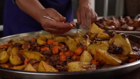 Roasted Chicken Legs with Garden Veggies Homestyle Recipe_part12