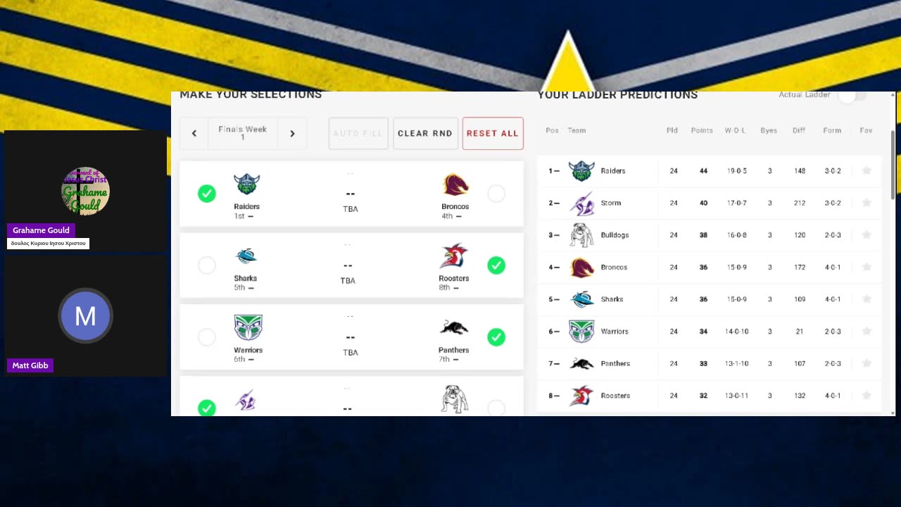 NRL finals 2025