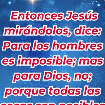 “Lo imposible para el hombre, posible para Dios” Marcos 10:27. #shortvideo #youtubeshorts #short #yt