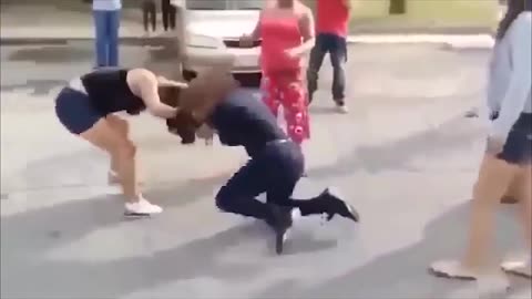 Best of Female hair pulling fight