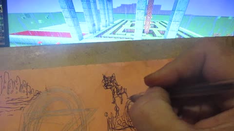 Art, Drawing, Minecraft. Monday, May 19, 2025.