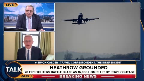 Heathrow Airport Closed All Day Following Electrical Substation Fire