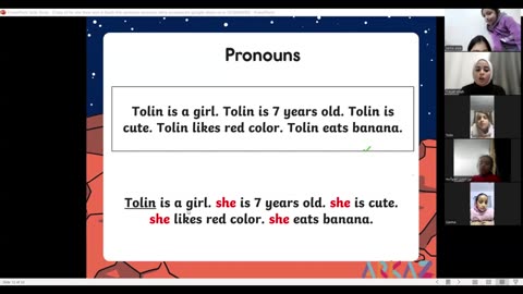 Tiny Talkers (A1) Subject pronouns
