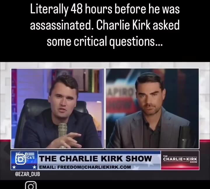 48 Hrs. Before Charlie Kirk Was Assassinated