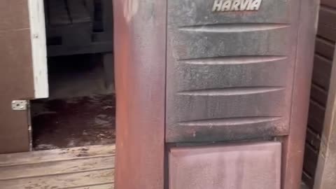 New Stove For The Sauna
