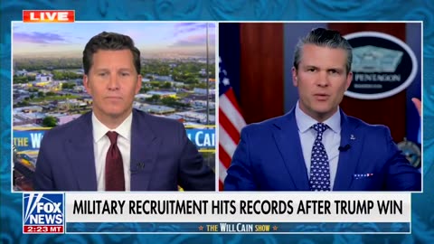 Hegseth Says the Huge Military Recruitment Numbers Are Due to the 'Trump Bump'