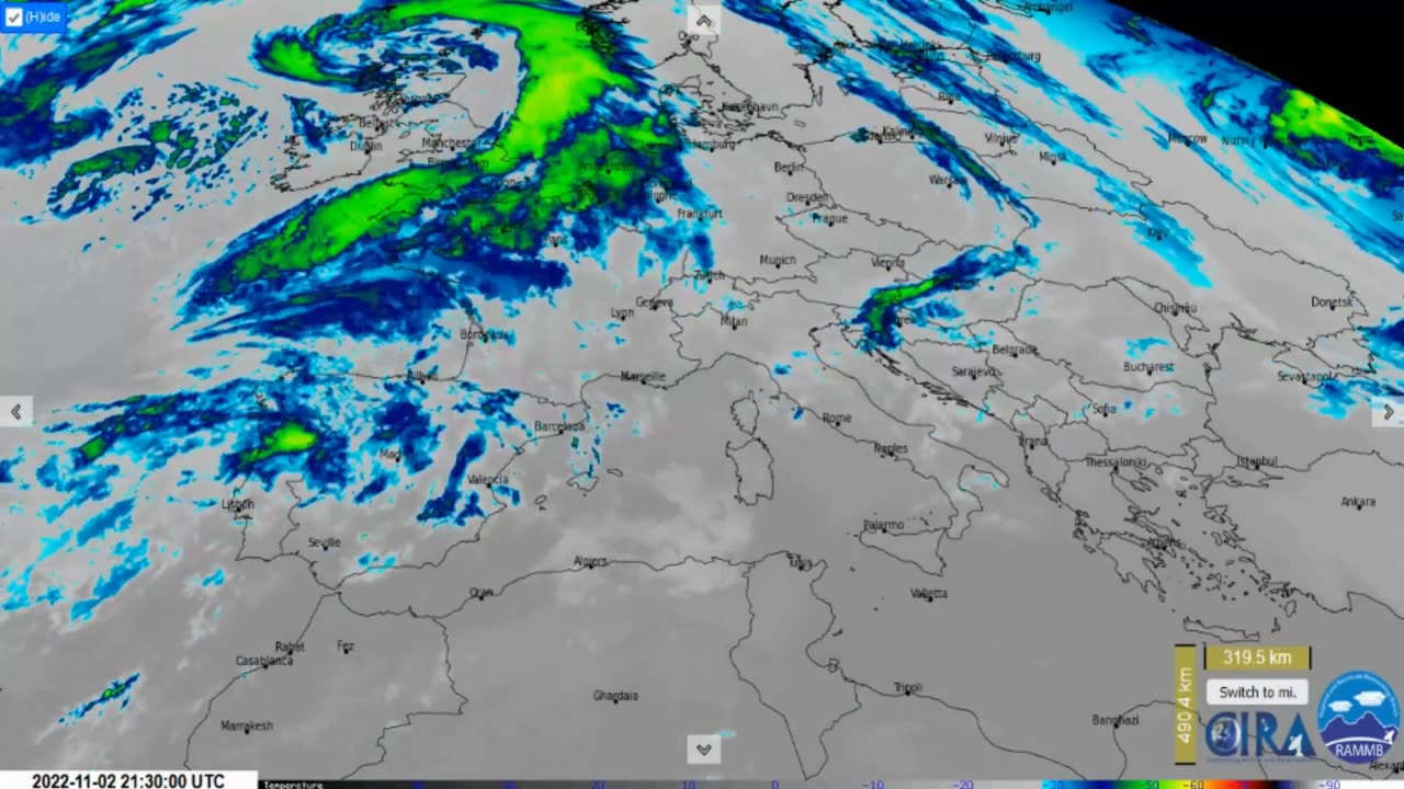 Miran Rubin - Neutralizacija / Evropa / IR 3km / RAMMB CIRA / meteosat 10 - 11.09.2022 - 03.11.2022.