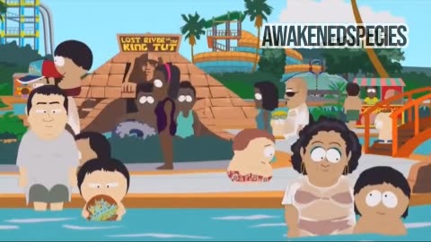 South Park cartoon 15 years ago