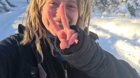 Another barefoot walk in the snow ❄ & talking about...