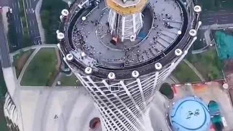 BEAUTIFUL Tower of canton AMAZING City View in GUANGZHOU CHINA