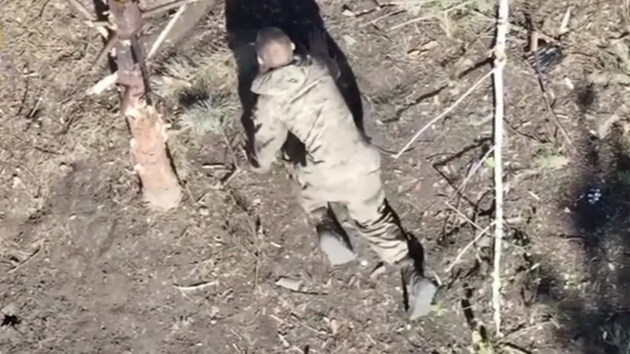 ๐ CUT IN HALF! Drone Strike Ends Soldiers Desperate Attempt to Flee๐