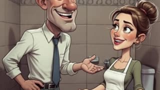 Couple Roasts each other in 60 Seconds – Savage Marriage Jokes 😂 #DadFunnies