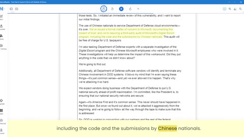 Investigation Into The CCP - DoD Possibly Compromised