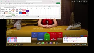 Baccarat - 51 units won in 55 minutes with 20 number sequence Labouchère MM and OBL BS