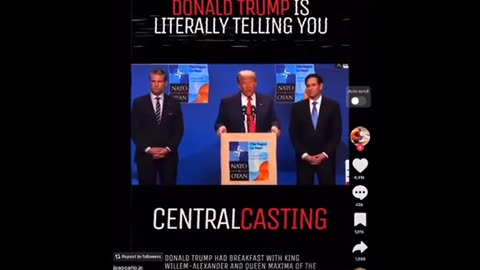 Trump telling us ..