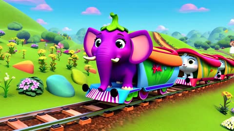 🚂 Chugga-Chugga Choo-Choo! All Aboard the Fun Train | Nursery Rhymes Kids 🚂