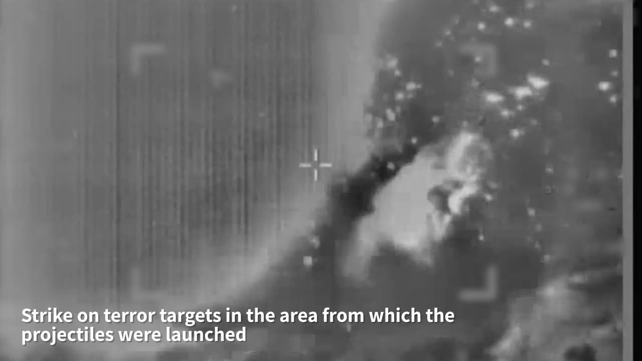 IDF: Earlier today, a terrorist responsible for launching projectiles toward communities