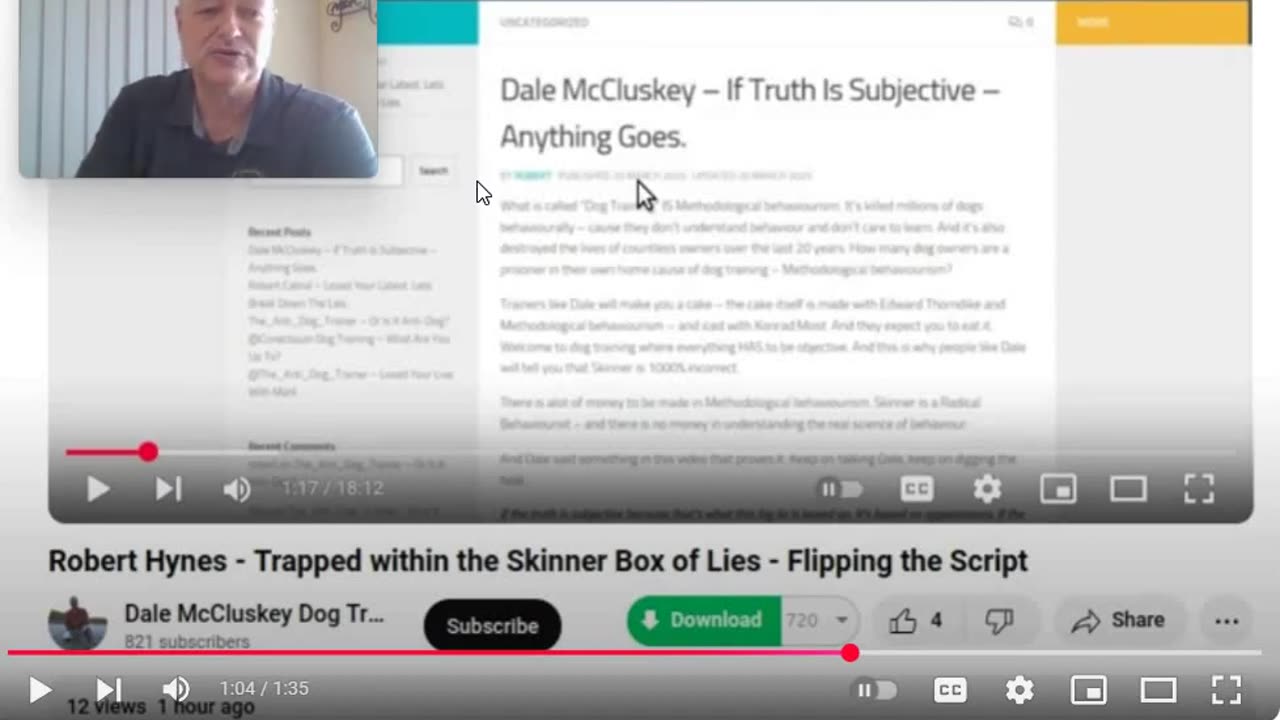 Robert Hynes - I can't Fix your Dog but I don't want anyone else to either - Flipping the Script