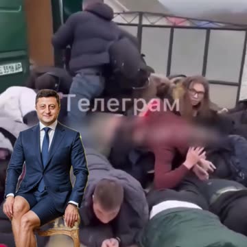 Zelensky's very popular conscription mobile rounding up another batch of willing participants to go to the front lines and be killed in two weeks. Democracy in action. God let there be peace for these and young Ukrainian and Russian men going to be k