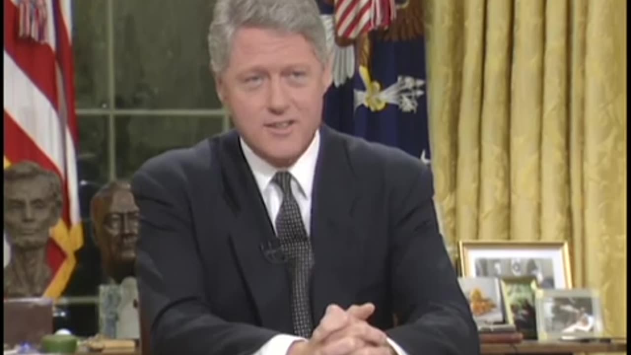 Pres. Clinton's Address to the Nation Re; Budget