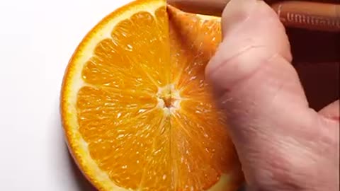 Drawing a orange