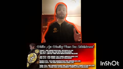 Phase One: Establishment has officially launched! PRE ORDER WRITTEN AGE WRESTLING: BOYS WILL BE BOYS