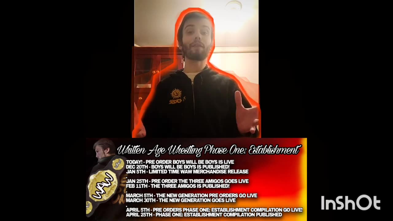 Phase One: Establishment has officially launched! PRE ORDER WRITTEN AGE WRESTLING: BOYS WILL BE BOYS