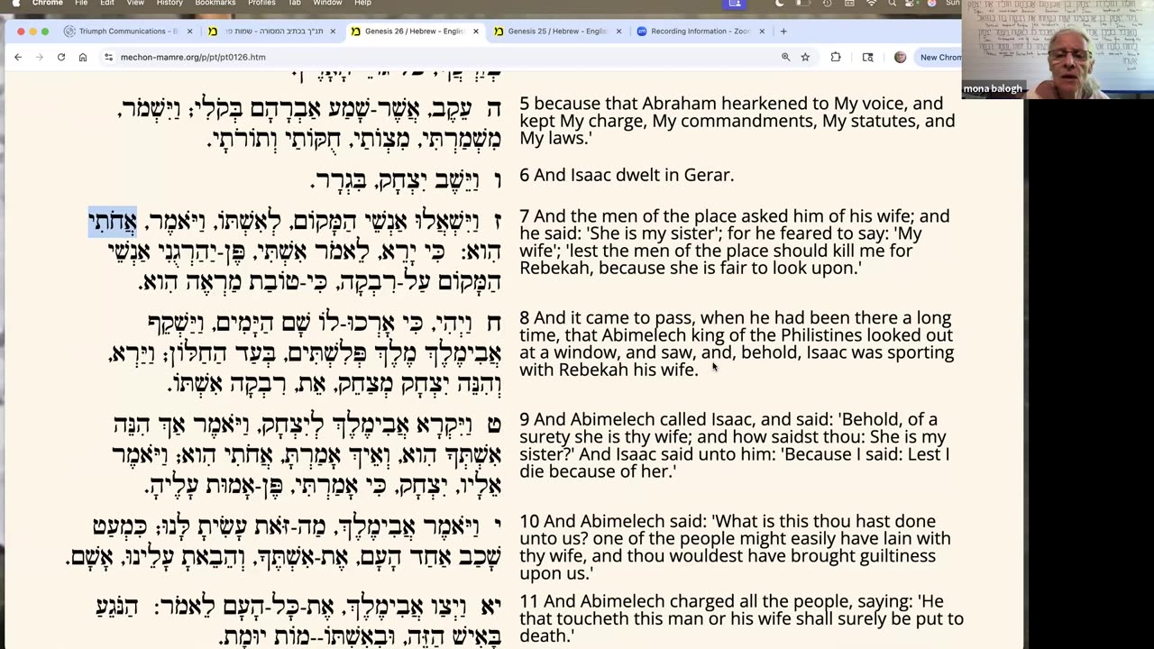 Parasha Tholdoth: Genesis 25:19-28:9