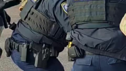 'Leave the giraffe alone!' ICE violently arrests comedian mocking them in animal costume