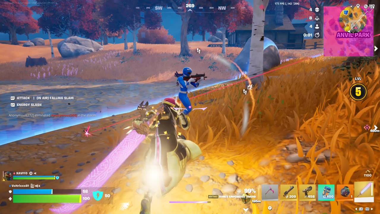 Fortnite Win with sword