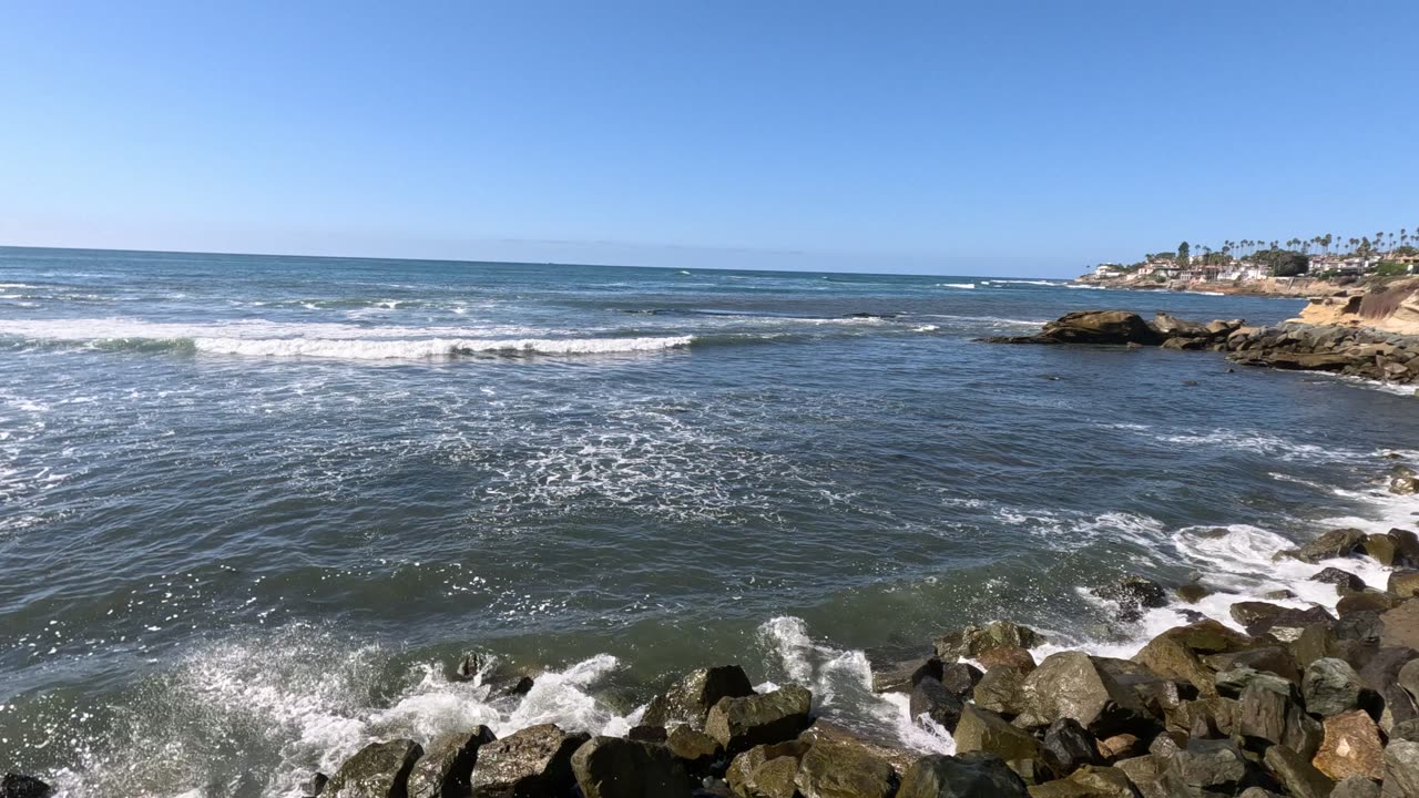 Sunny Day Ocean View RELAXATION #wellness #mood #waves Bird Rock La Jolla