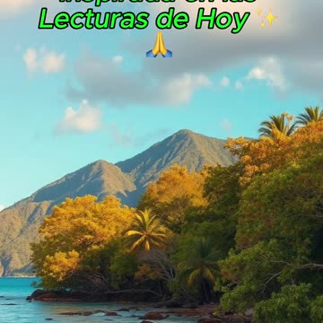 🙏✨Oración Inspirada en las Lecturas de Hoy ✨🙏