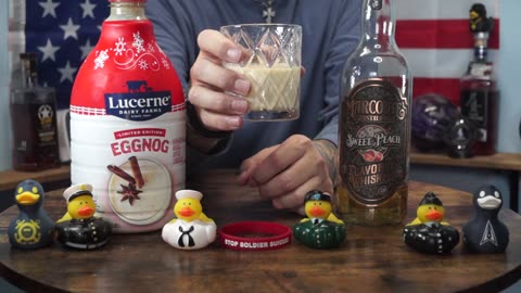 Aaron Taylor - Marcotte Sweet Peach Whiskey & Lucerne Eggnog