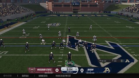 College football 26 Akron dynasty game 2