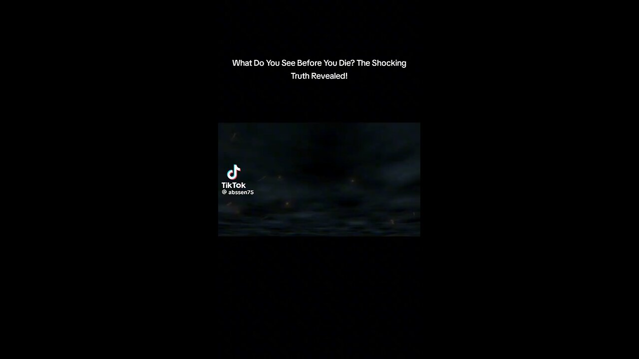 The moment of death