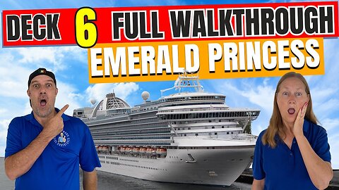Emerald Princess Public Deck 6 | Tall Man's Cruise Adventures