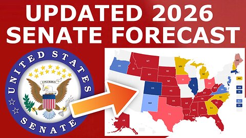 Updated 2026 Senate Map Prediction (September 1, 2025) 