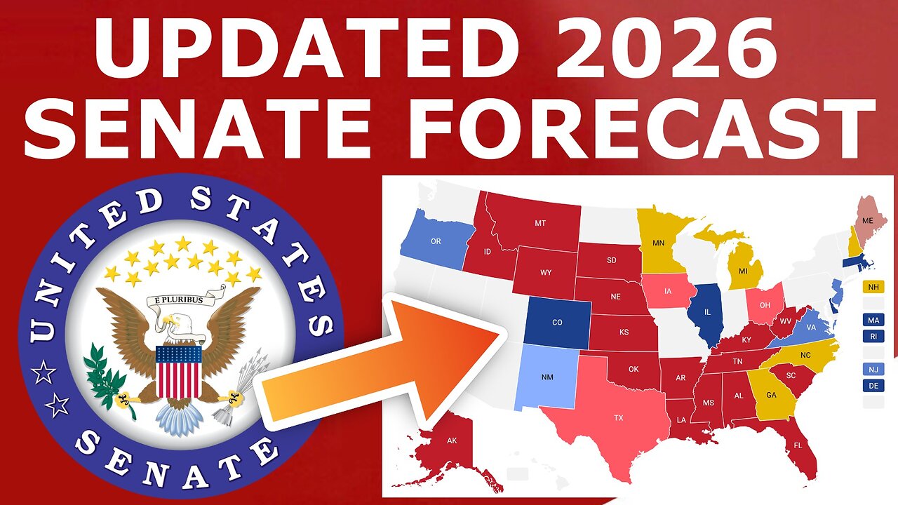 Updated 2026 Senate Map Prediction (September 1, 2025)