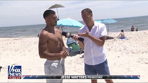 People on the beach FORGET why we celebrate the Fourth of July
