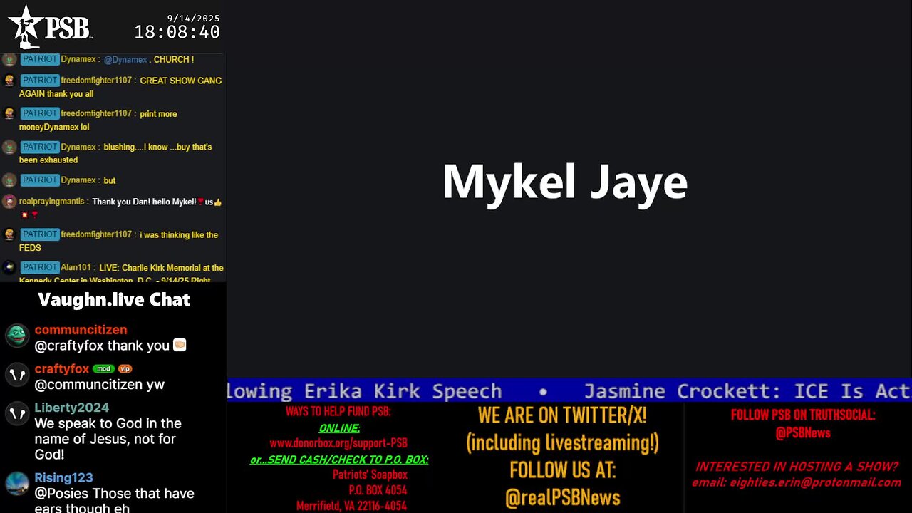 2025-09-14 18:03 EDT - Mykle Show