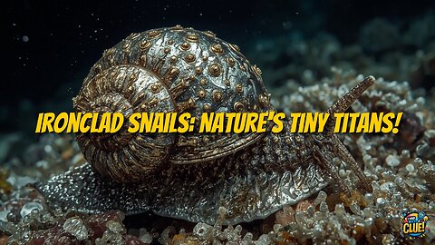 The Incredible Snail That Wears Armor Made of Iron