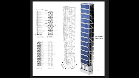 69 - vertical solar panel farm