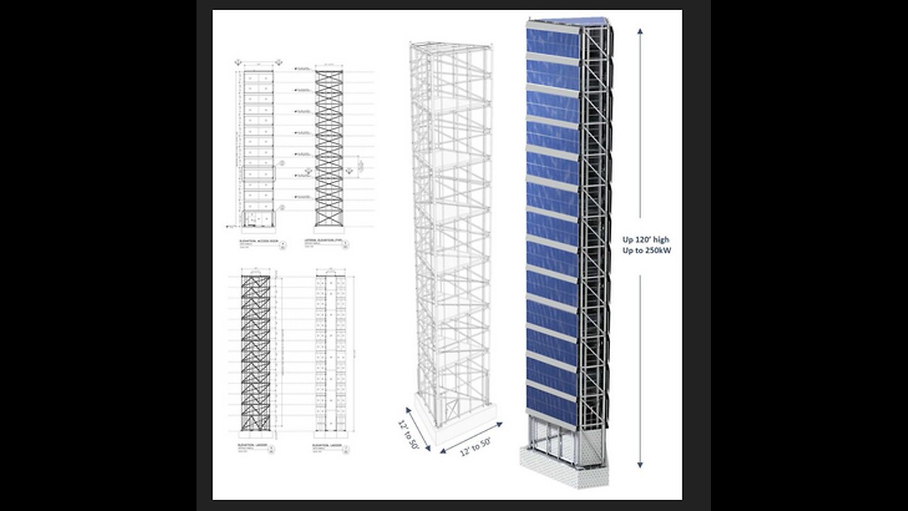 69 - vertical solar panel farm