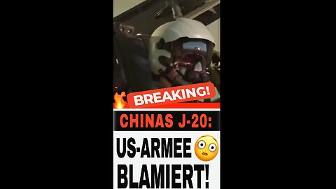 EILT! Chinas Tarnkappenjet blamiert USA-Verteidigung! 😱🔥