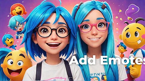 CREATE Your Own PNGtuber Look with EXCITING New Emotes! part 2