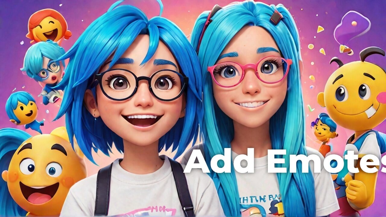 CREATE Your Own PNGtuber Look with EXCITING New Emotes! part 2